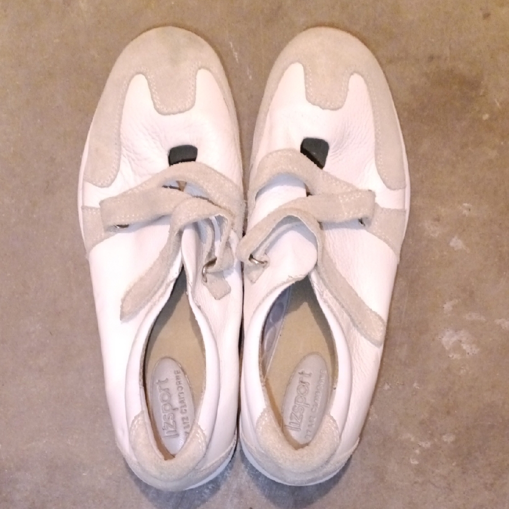 Lizsport Creme/ Beige Leather Loafers